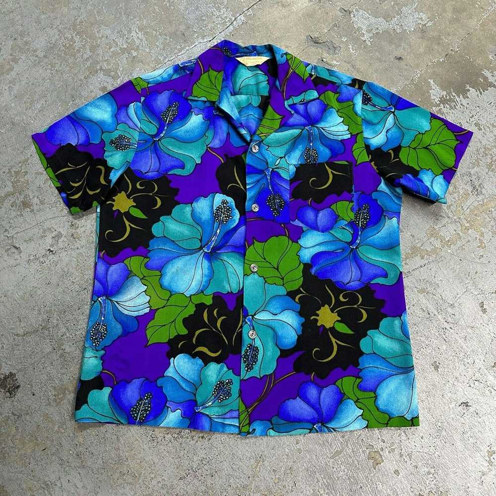 Hawaiian Shirt × Made In Usa × Vintage Vintage 60… - image 2