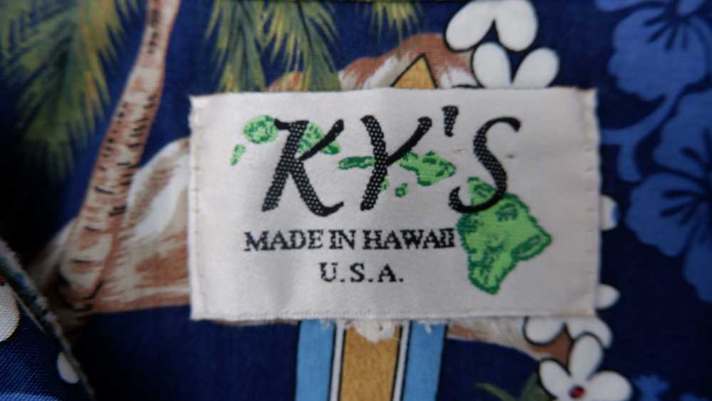 KY's Surf Board Print Vintage Hawaiian Shirt Made… - image 4