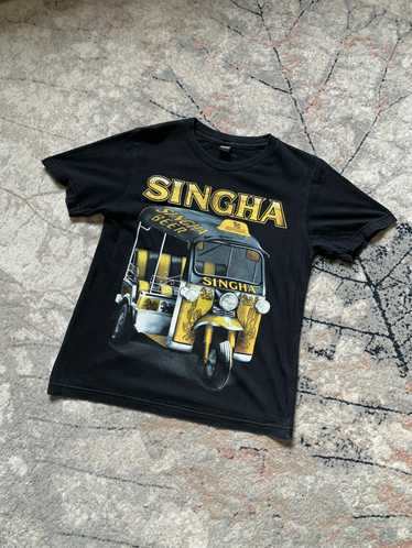 Streetwear × Vintage Vintage Singha Beer Tee - image 1