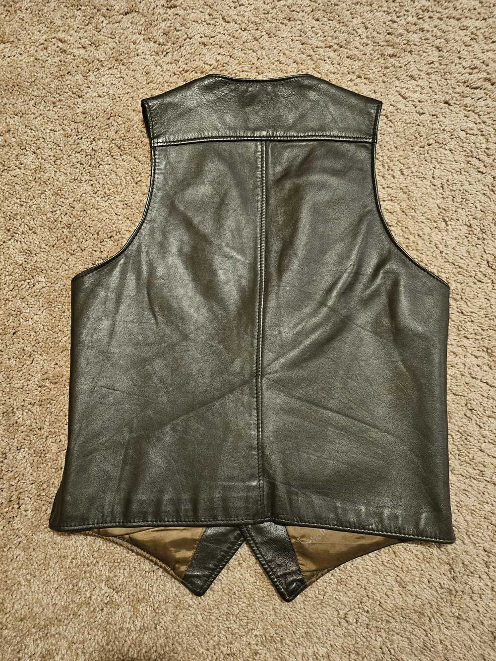 Schott Schott Leather Vest/Waistcoat - image 5