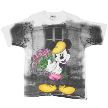 Vintage Mickey Mouse AOP T-Shirt Single Stitch Ma… - image 1