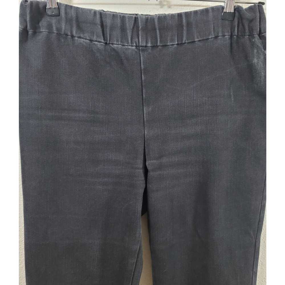 Other Soft Surroundings Black Faded Denim Jeans L… - image 5