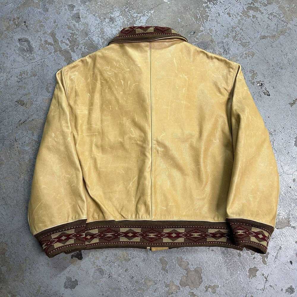 Leather × Leather Jacket × Polo Ralph Lauren Vint… - image 4