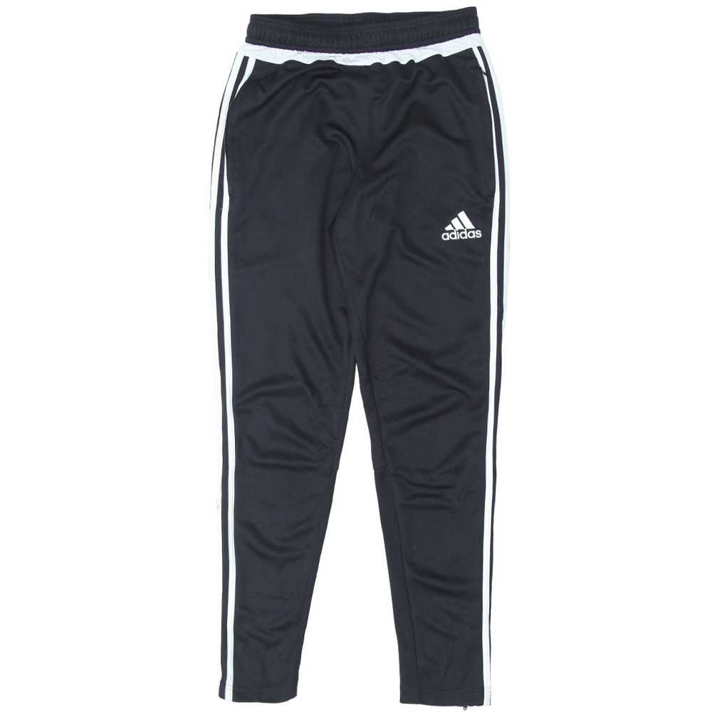 Ladies Adidas White Stripes Skinny Track Pants - image 1