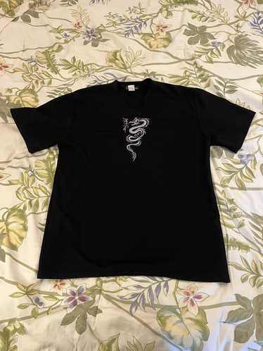 Streetwear × Vintage Y2K Dragon embroidered jersey