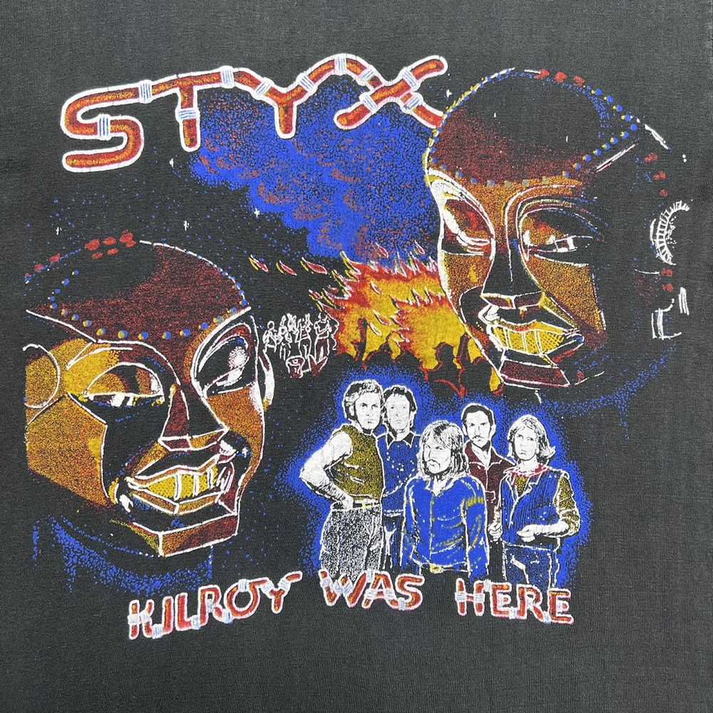 Band Tees × Streetwear × Vintage Vtg 1980s Styx K… - image 4