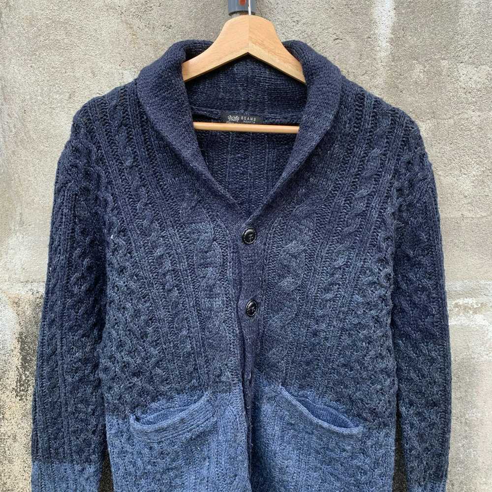 Beams Plus × Coloured Cable Knit Sweater × Patter… - image 6