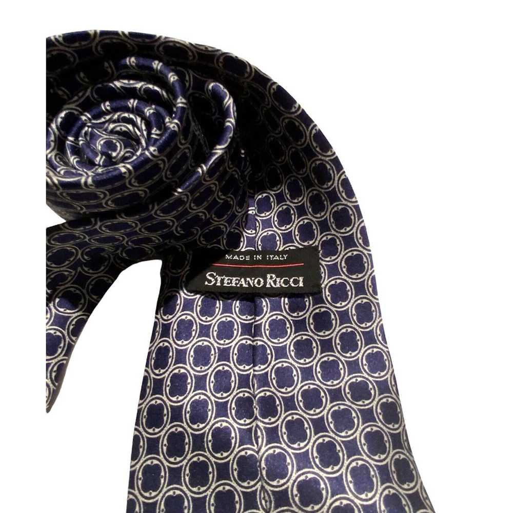 Stefano Ricci STEFANO RICCI Geometric Silk Tie IT… - image 2