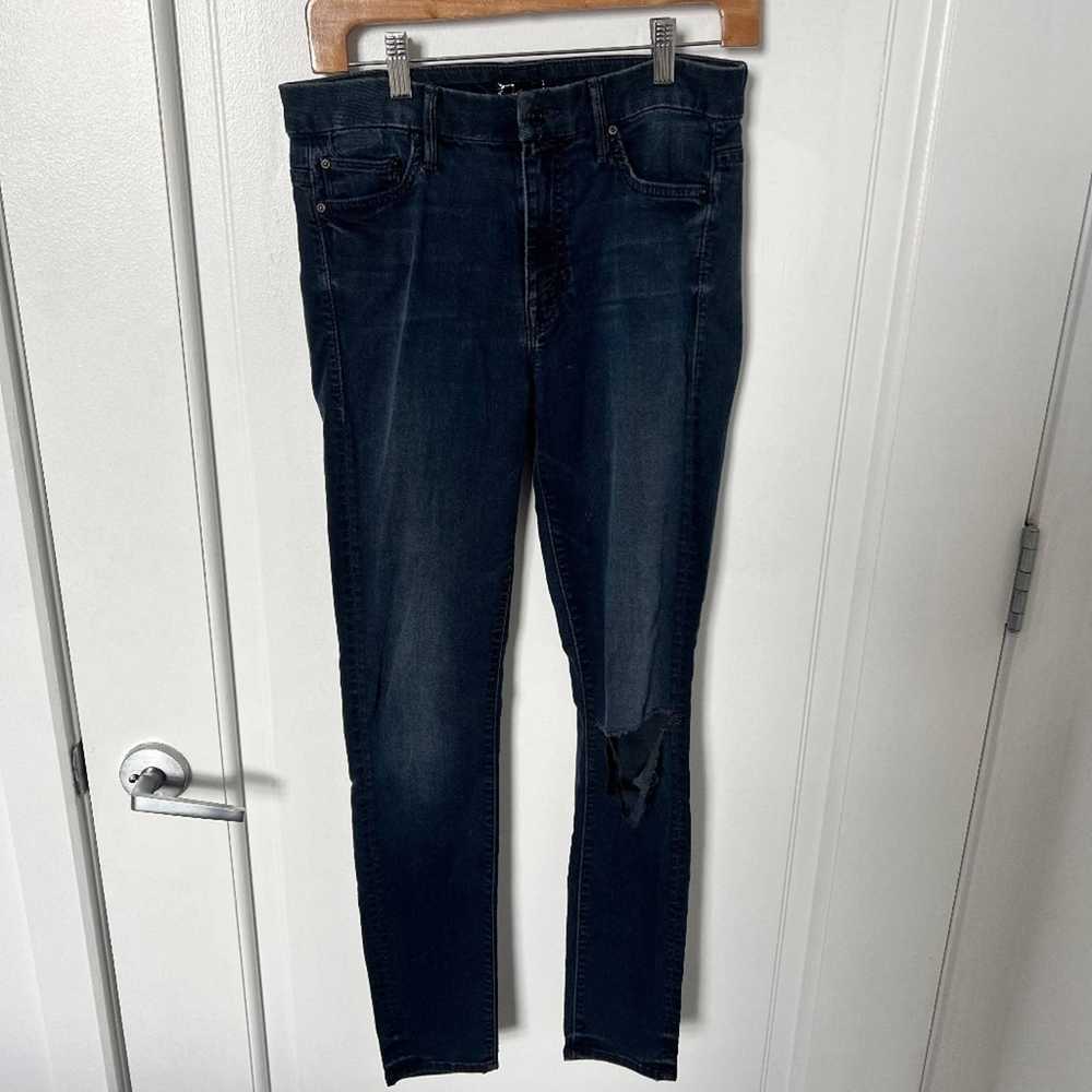 Mother Denim Mother High Waisted The Looker Crop … - image 5