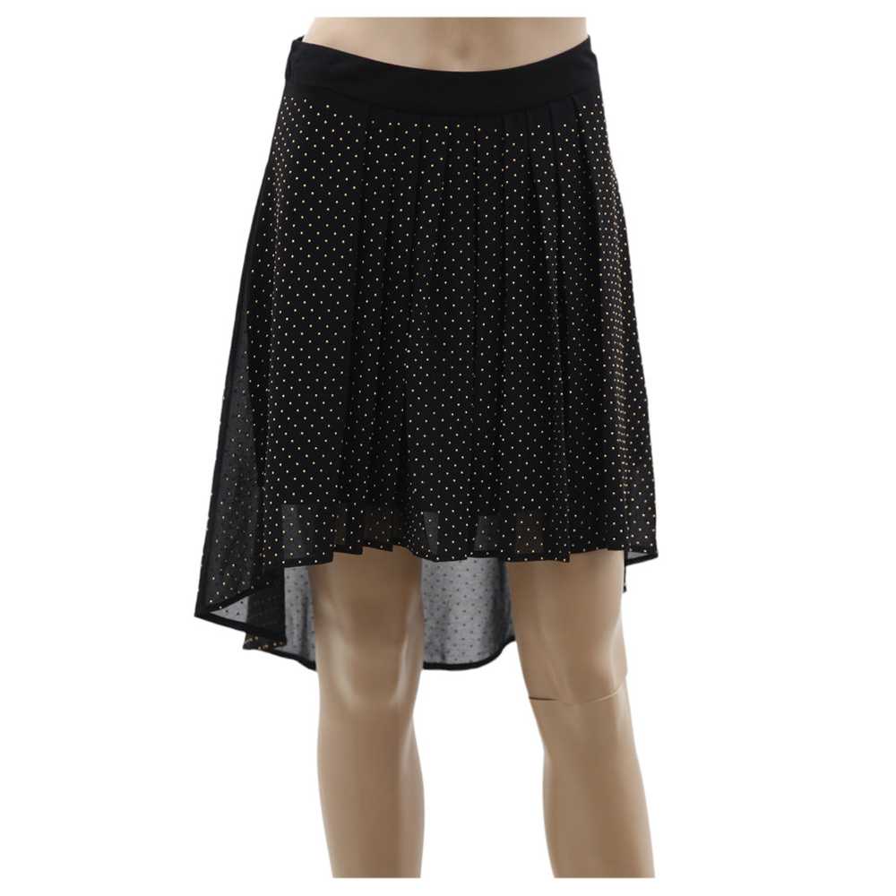 Ladies Bebe Stone Pleated Mini Skirt - image 1