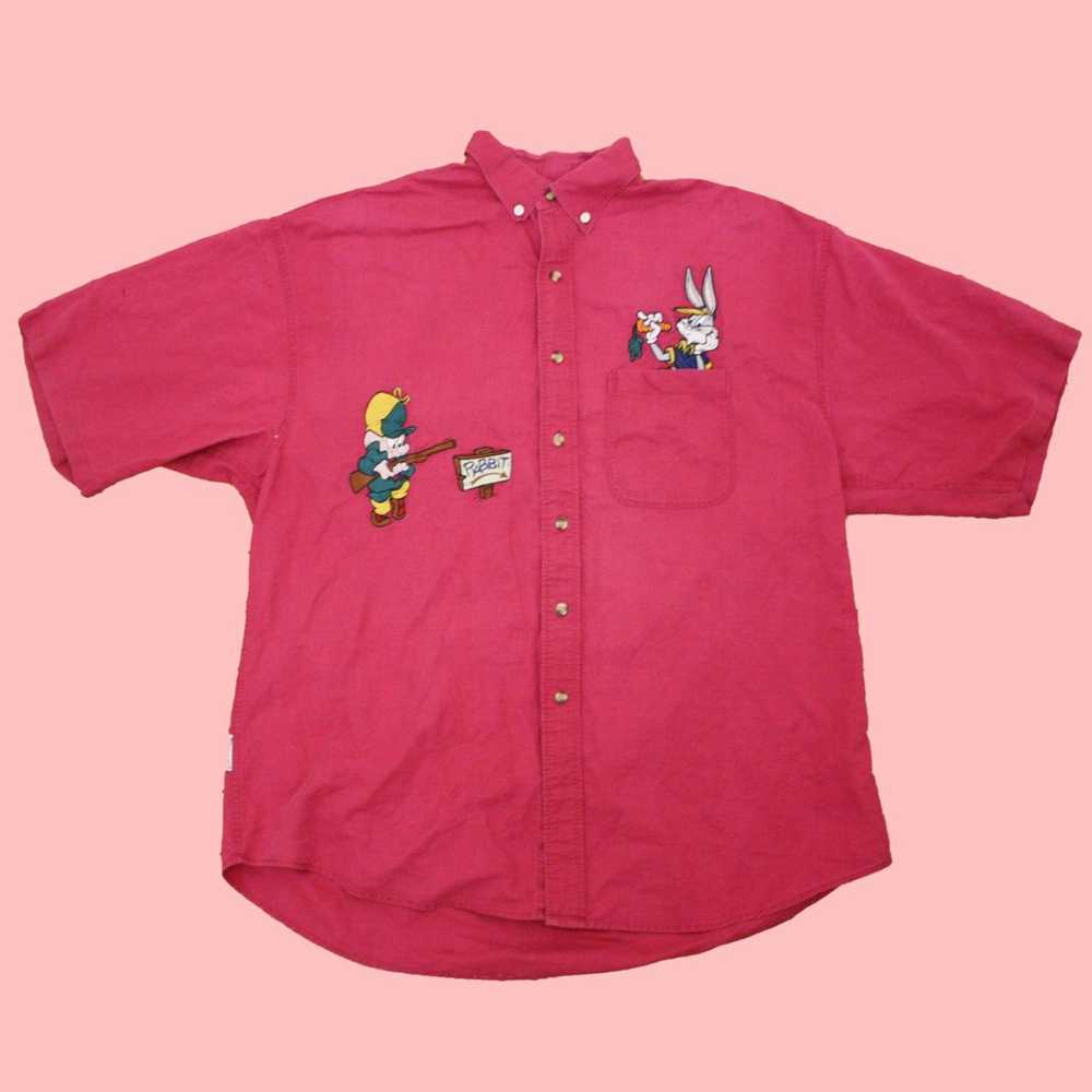 Acme Clothing 90s Looney Tunes Button Down Shirt … - image 1