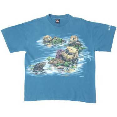 Vintage Habitat Sea Otter T-Shirt Made in USA Sig… - image 1