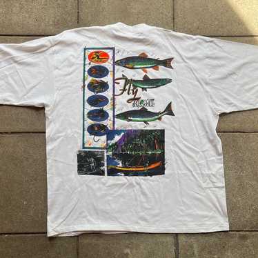 Vintage Hobie Sports Fly Fishing T-Shirt