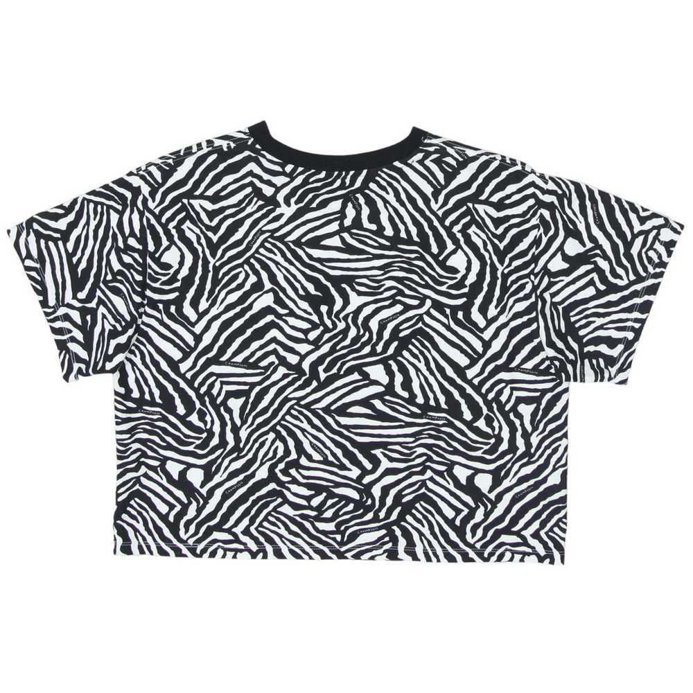 Ladies Champion Black & White Crop T-Shirt - image 2