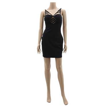 Rare London Bra Cup Bodycon Dress with Harness Detail