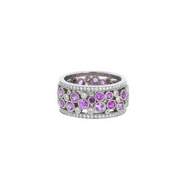 Tiffany & Co Cobblestone ring in platinium, diamo… - image 1