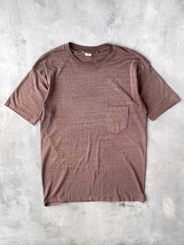 Healthknit Pocket T-Shirt 80's - Large - image 1