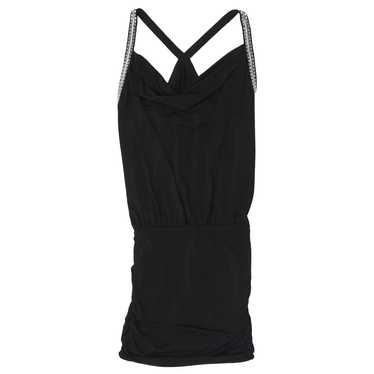 Ladies Guess Strappy Cross Back Ruched Short Dress - image 1