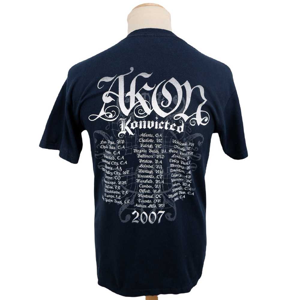 Vintage Akon Konvicted 2007 Tour T-Shirt - image 3