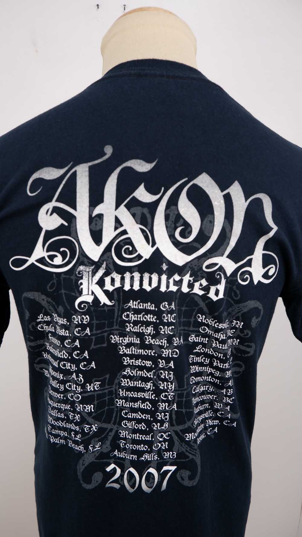 Vintage Akon Konvicted 2007 Tour T-Shirt - image 4