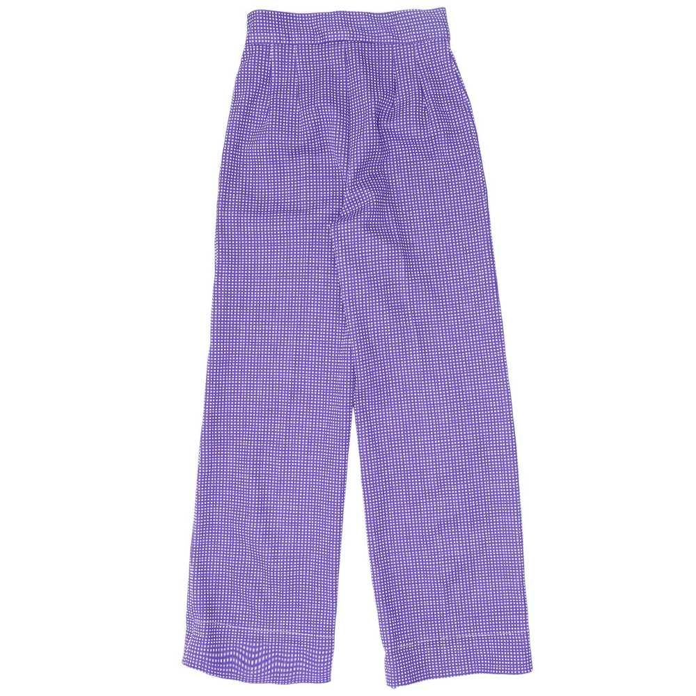 Ladies High Waist Gingham Flare Pants - image 2