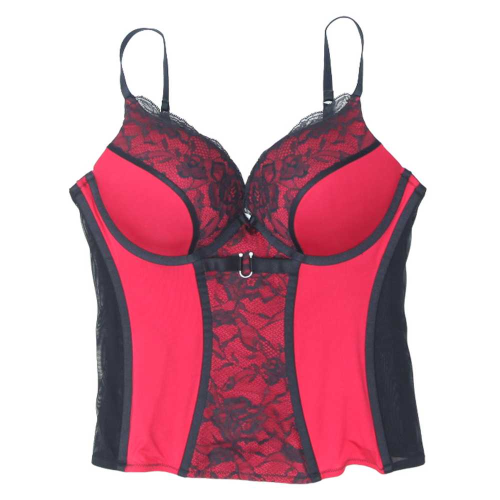 Ladies La Senza Padded Red/Black Corset - image 1