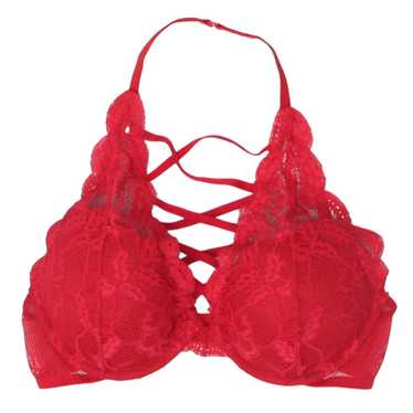 La SENZA, Intimates & Sleepwear, La Senza Red V Mesh Sports Bra  Sleeveless Active Top