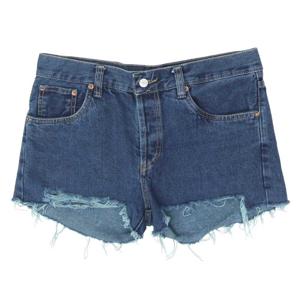 Ladies Levi Strauss # 501 Button Fly Denim Shorts - image 1