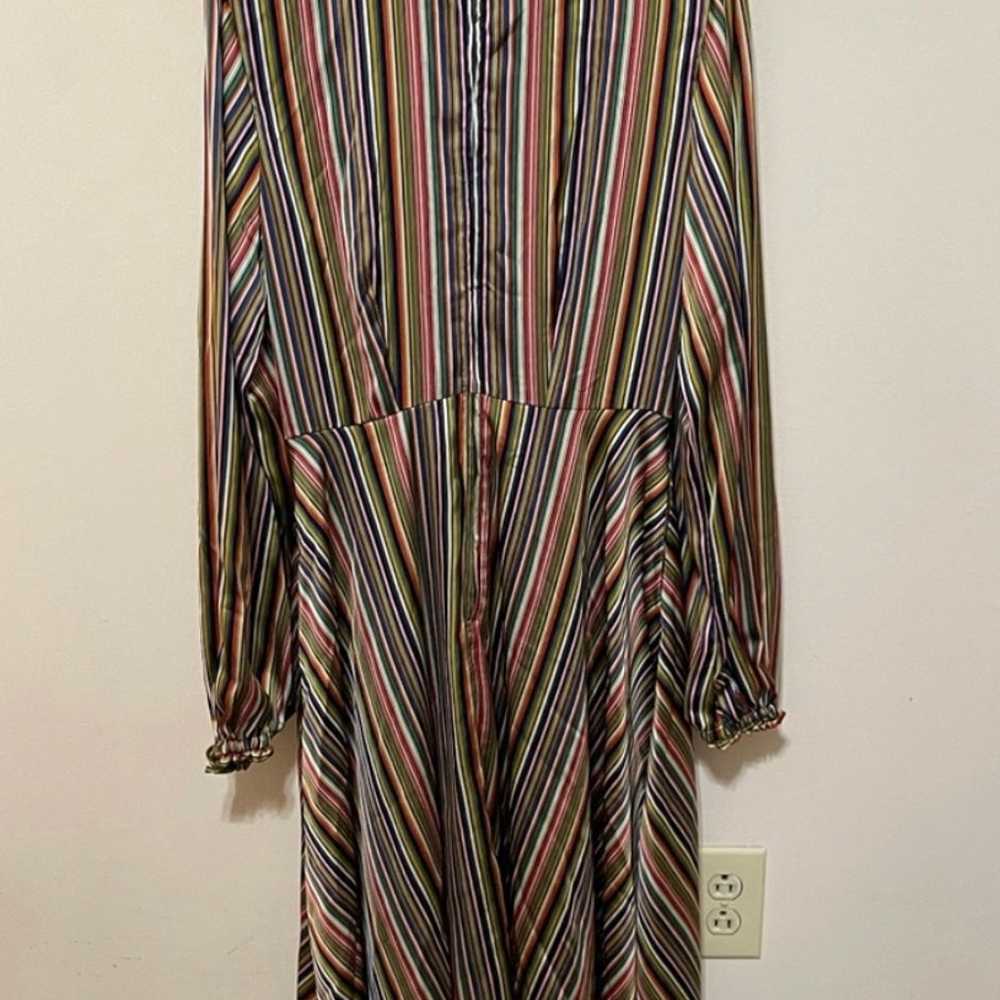 NWOT rainbow striped dress by Unique Vintage - image 6