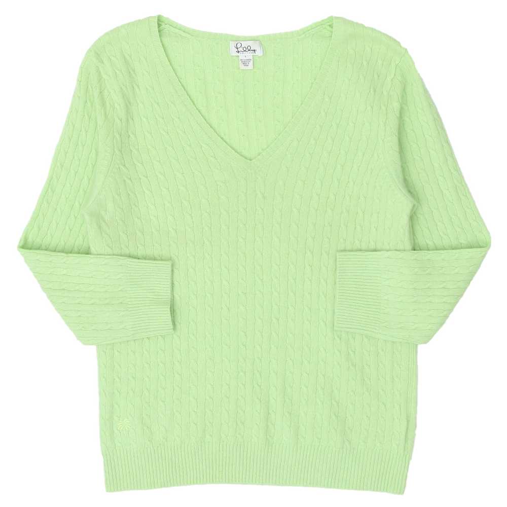 Ladies Lilly Pulitzer V-Neck Cashmere Sweater - image 1