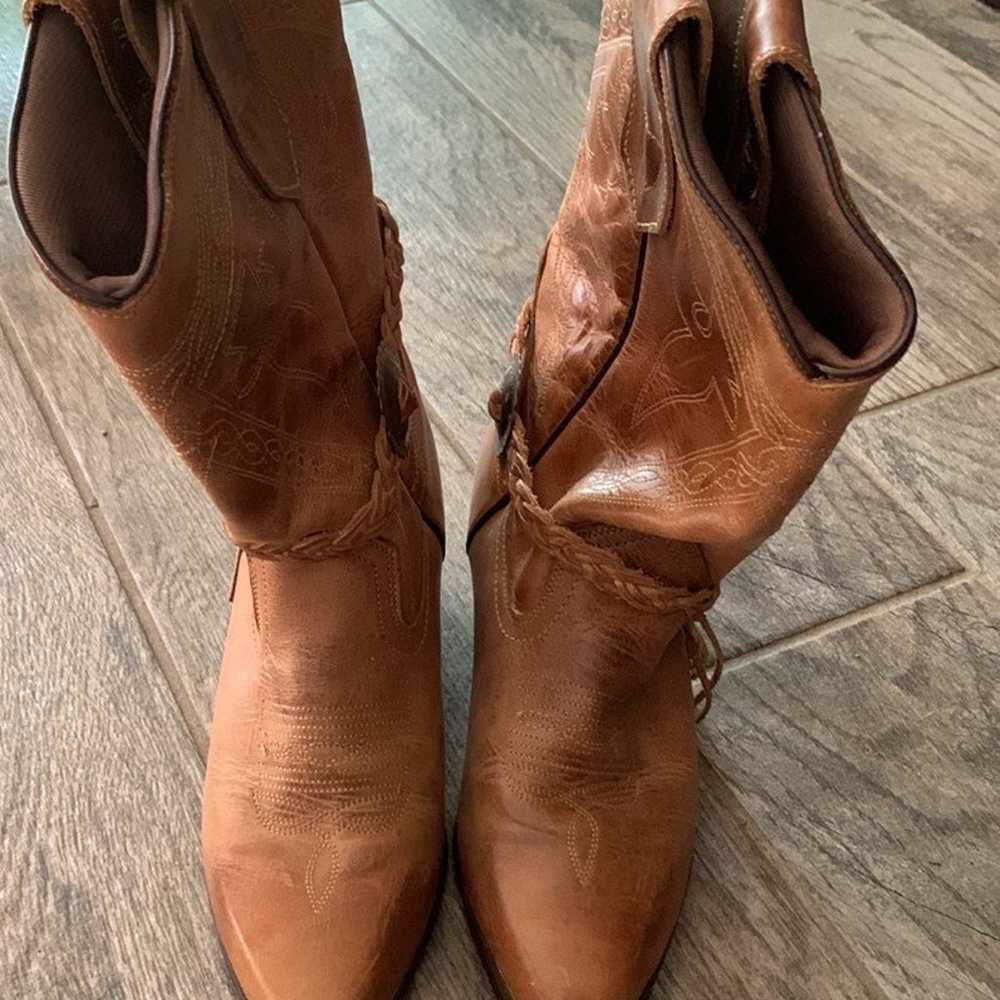 Oak tree Farms Cowboy Boots size 6.5 - image 2