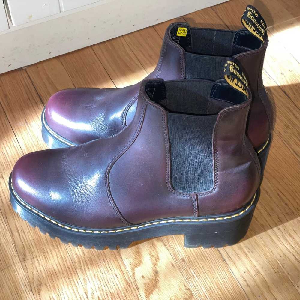 Dr. Martens Rometty Vintage Burgundy Chelsea Boot… - image 3