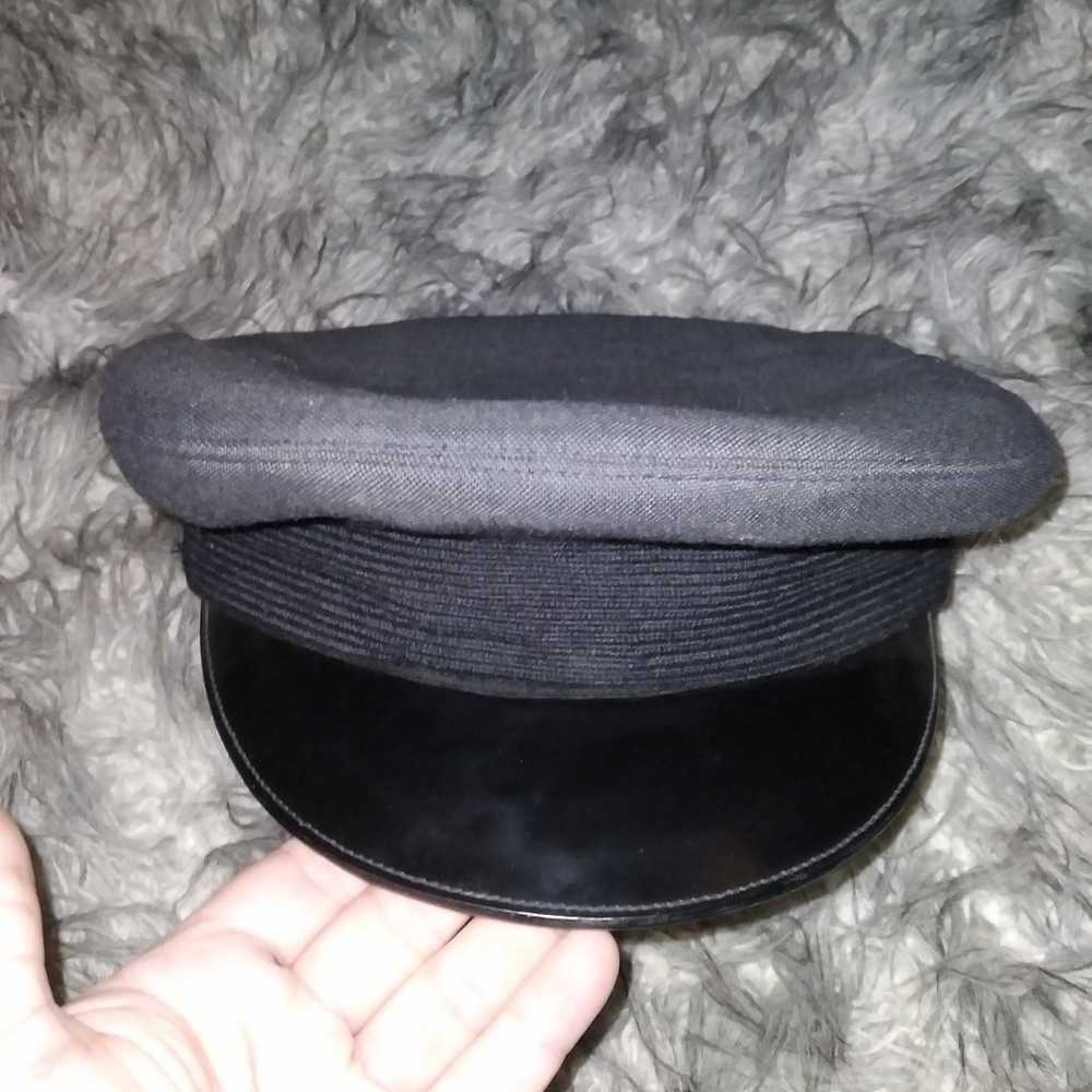 Vintage 1960's/1970's Leather Pilot's Hat - image 1