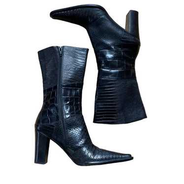 Via Spiga Like New Crocodile Leather Mid Calf Vint