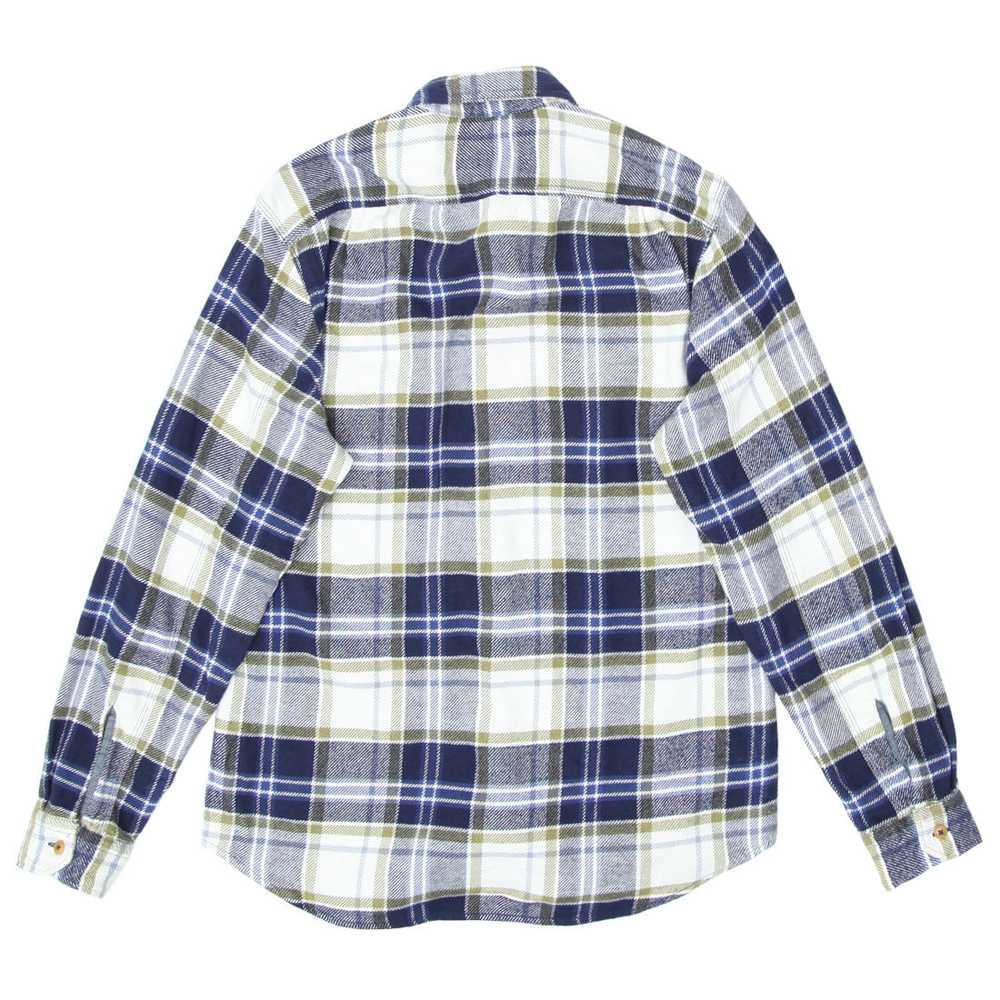 Mens Wallace and Barnes Flannel Long Sleeve Shirt - image 2