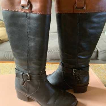 katerina crystal embellished knee high boot