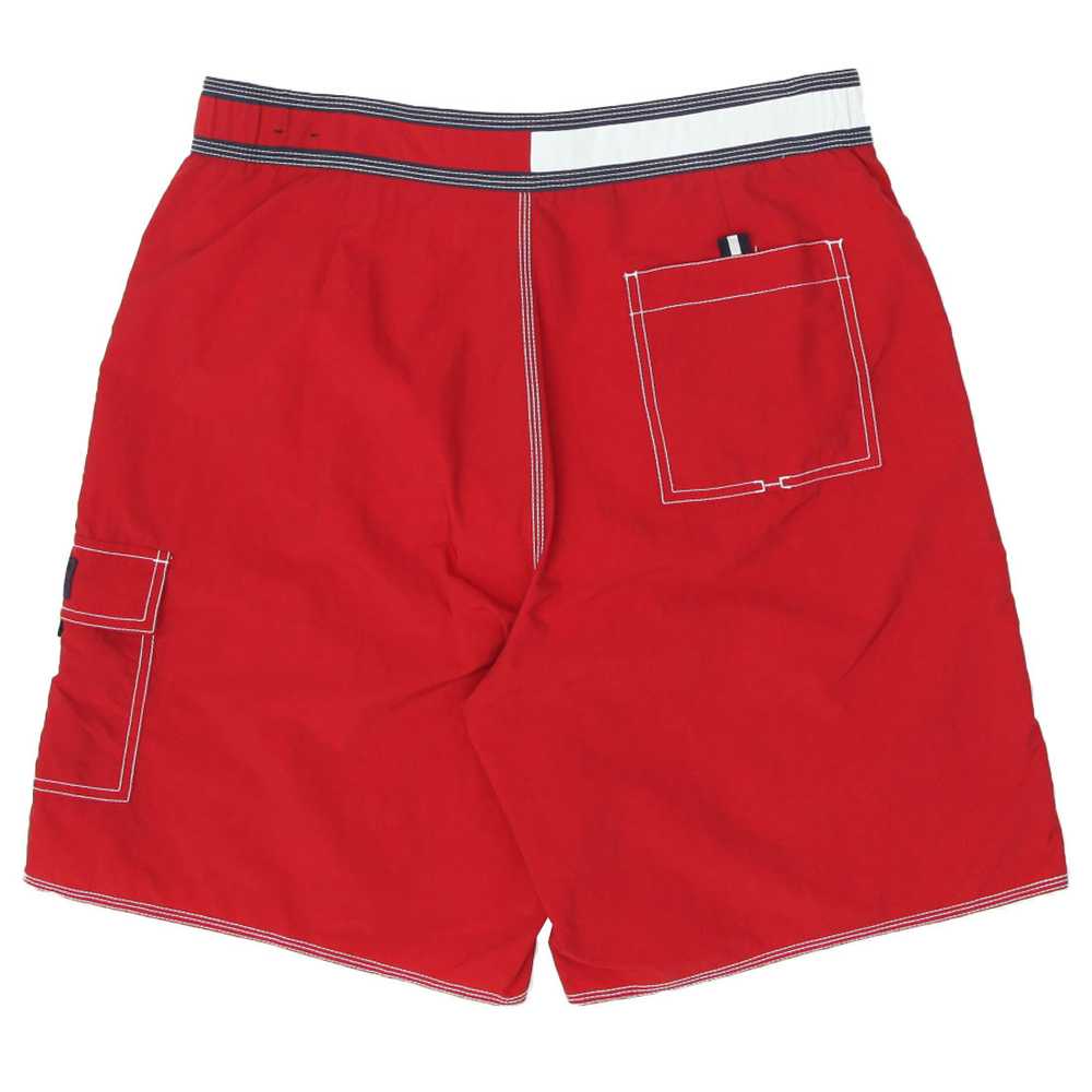 Mens Tommy Hilfiger Red Cargo Board Shorts - image 2