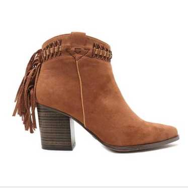 Qupid fringe hot sale booties