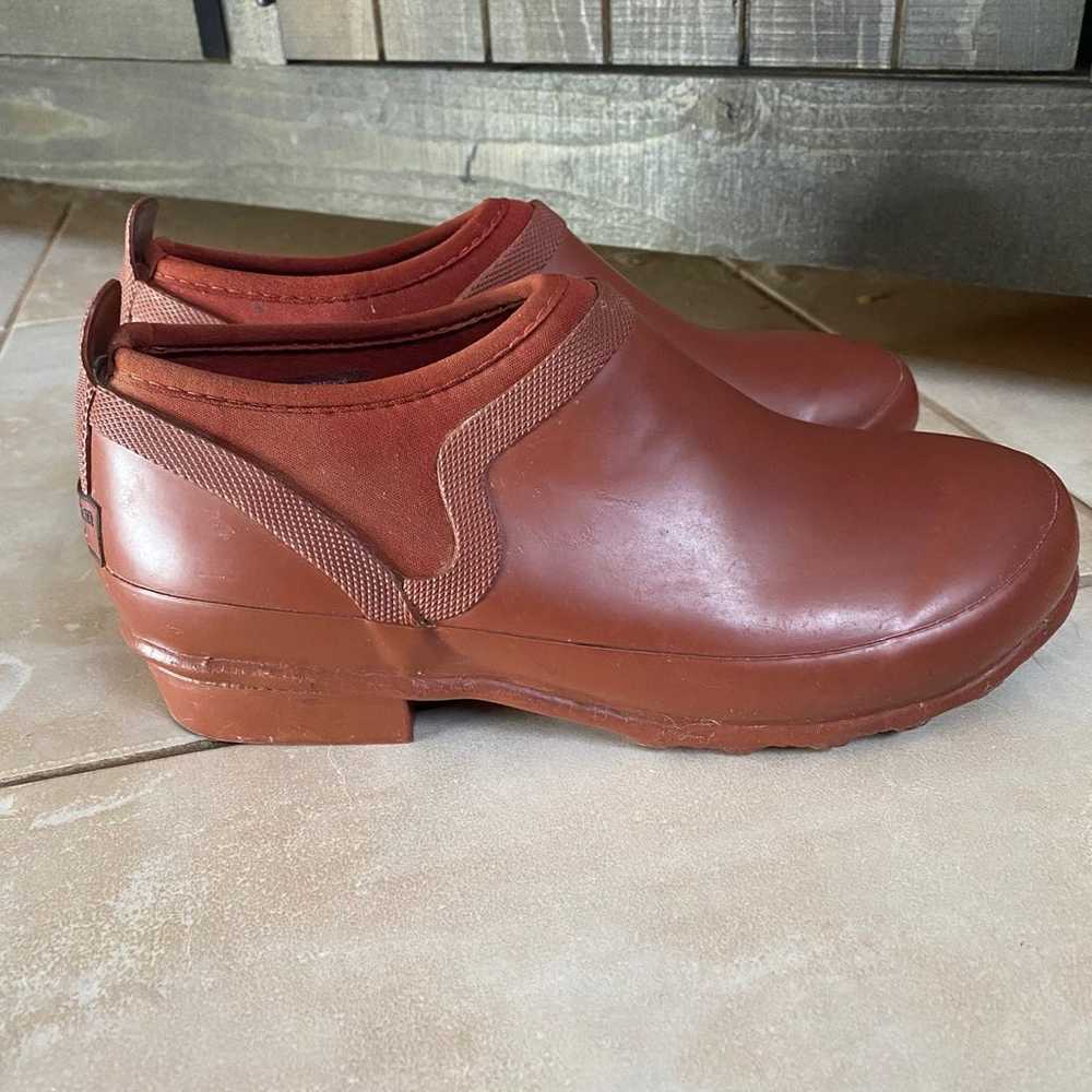 Vintage L.L. Bean Wellies Deep Red Rain Galoshes … - image 2