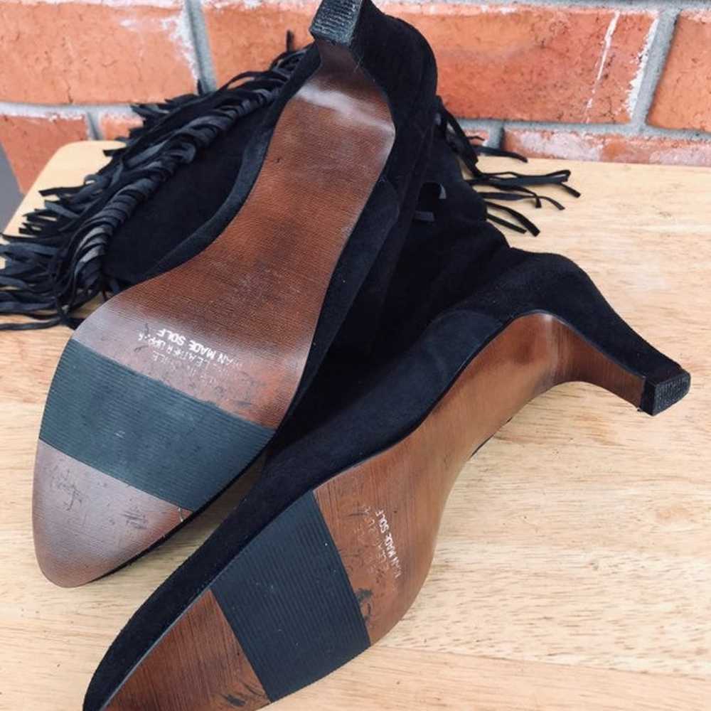Pazzo Brand Black Suede Boot Heels Women - image 6