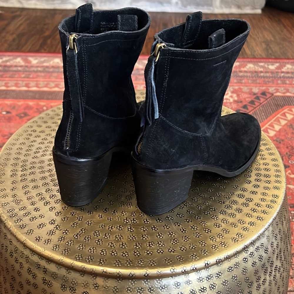 Sam Edelman Vintage Black Suede Boots - image 2