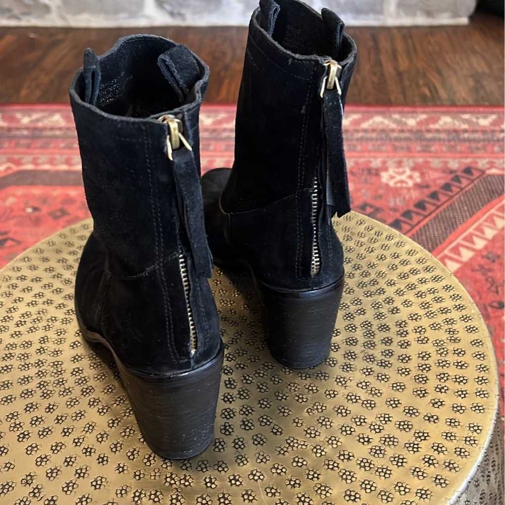 Sam Edelman Vintage Black Suede Boots - image 3