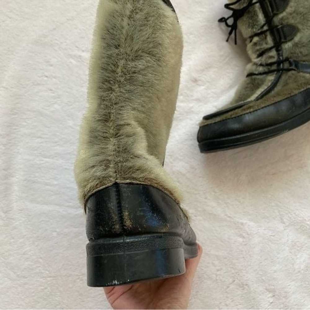 Vintage Snowland Faux Fur Winter Boots - Size 8 - image 12