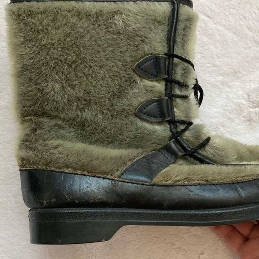 Vintage Snowland Faux Fur Winter Boots - Size 8 - image 4