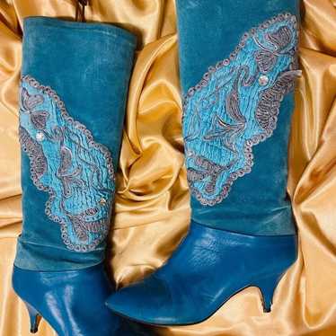 Phyllis poland Vintage embriodered boots - image 1