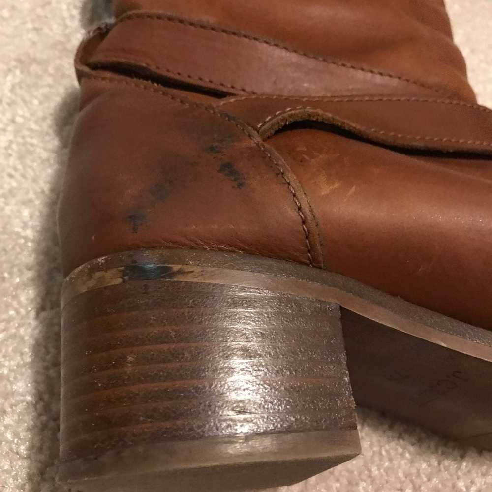 J. CREW Vintage Leather Boots 7.5 - image 5
