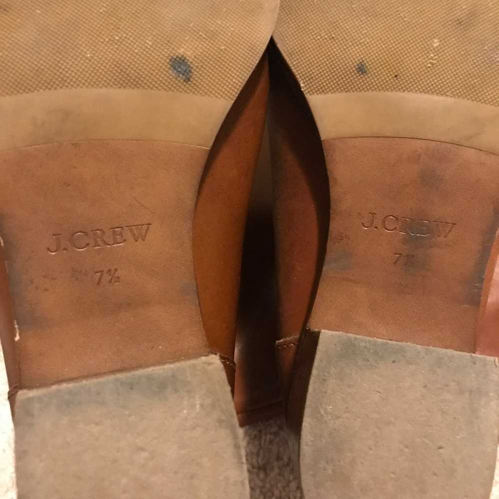J. CREW Vintage Leather Boots 7.5 - image 9