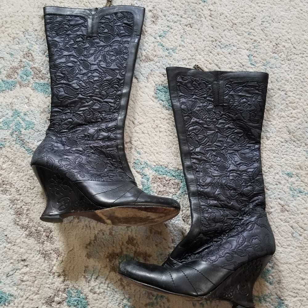 Vintage guess knee high boots - image 1