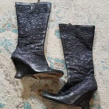 Vintage guess knee high boots