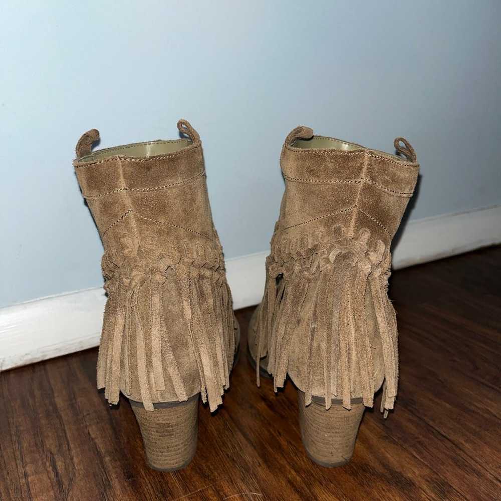 Sbicca Fringe Suede Boots - Vintage Collection - … - image 3